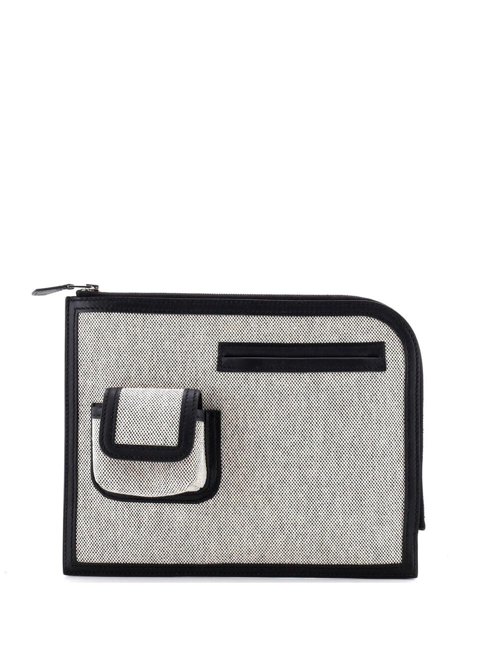 Hermes Cargo Travel Pouch Toile And #366666H22B